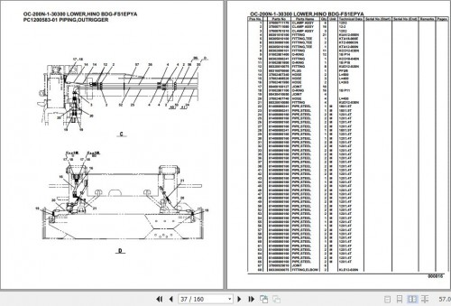 Tadano Hydraulic Wrecker OC 200N 1 30300 Lower Hino BDG FS1EPYA Parts Catalog (2)