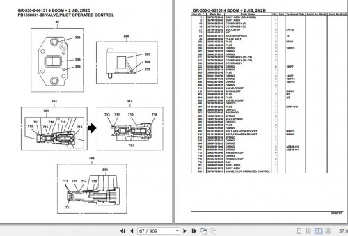 Tadano Rough Terrain Crane GR 550 2 00151 4 Boom 2 Jib 2M2D Parts Catalog (2)