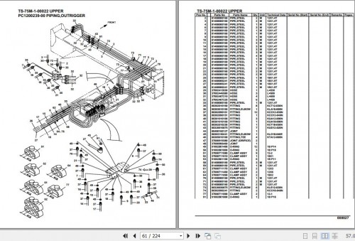 Tadano Telescopic Truck Crane TS 75M 1 00022 Upper Parts Catalog (2)