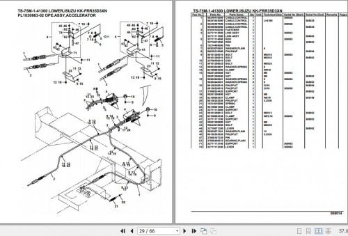 Tadano Telescopic Truck Crane TS 75M 1 41300 Lower Isuzu KK FRR35D3XN Parts Catalog (2)