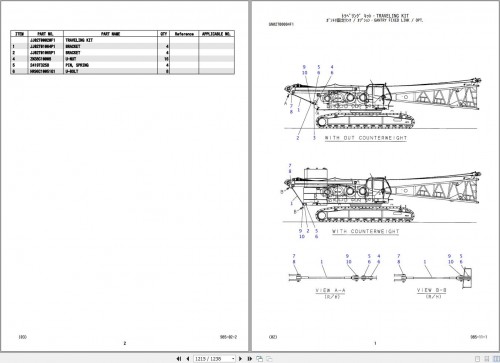 Kobelco Crawler Crane 7120 Parts Manual S3GN10003ZO (1)