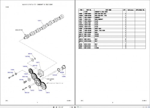 Kobelco Crawler Crane 7120 Parts Manual S3GN10003ZO (2)