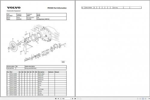 Volvo Backhoe Loader BL70B Parts Manual (2)