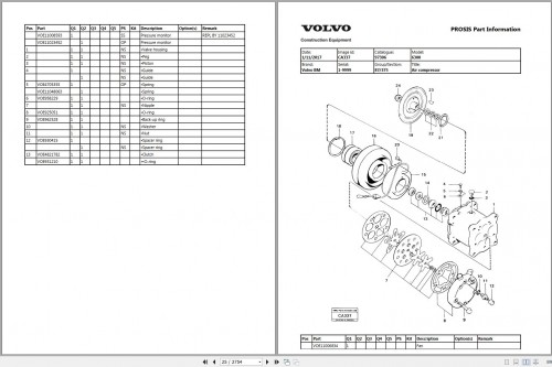 Volvo Backhoe Loader BM 6300 Parts Manual (2)