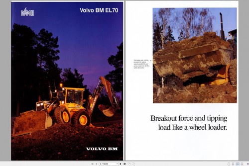 Volvo Backhoe Loader EL70 Parts Manual (1)