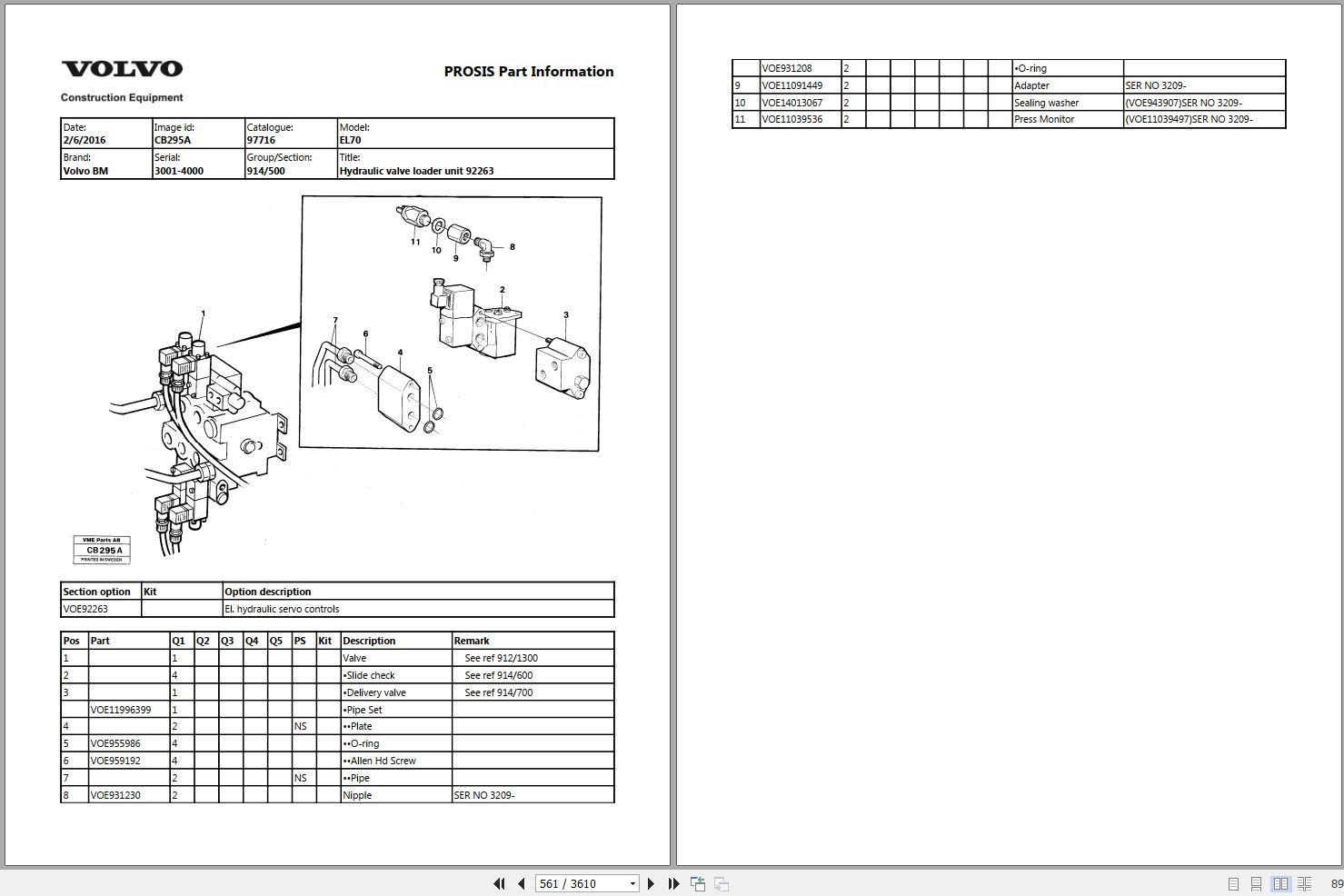 Volvo Backhoe Loader EL70 Parts Manual | Auto Repair Manual Forum ...