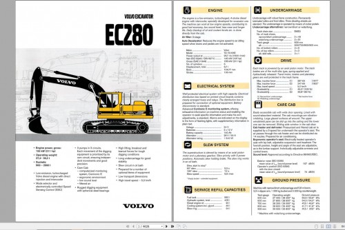 Volvo Excavator EC280 Service Repair Manual (1)