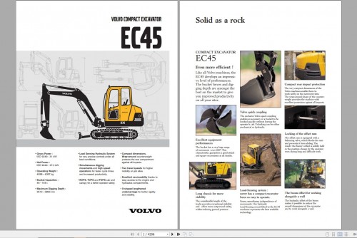 Volvo Excavator EC45 Service Repair Manual (1)