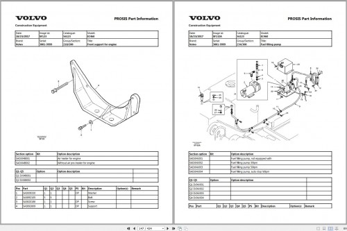 Volvo Excavator EC460 Parts Manual (2)