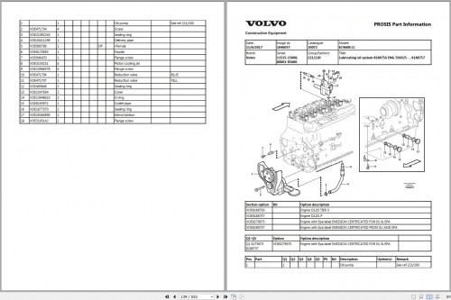 Volvo Excavator EC460B LC Parts Manual (2)