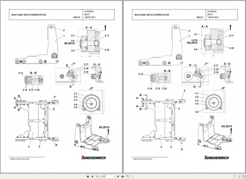 Jungheinrich Forklift ETM 214 Spare Parts Catalog 91114221 (2)