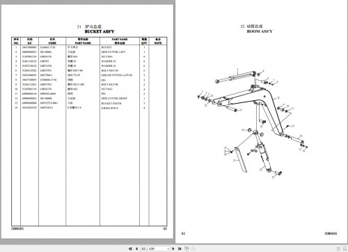 Lonking Excavator CDM6065 Spare Parts Catalog EN ZH (2)