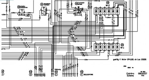 Wirtgen Hamm Static Roller HW 90 3 Electric Diagram 00832227 (1)