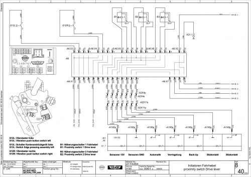 Wirtgen Hamm Tandem Asphalt Rollers HD 8 10C Electric Diagram 02174484 00 (2)