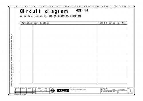Wirtgen Hamm Tandem Asphalt Rollers HD 8 14 H199 201 Circuit Diagram (1)