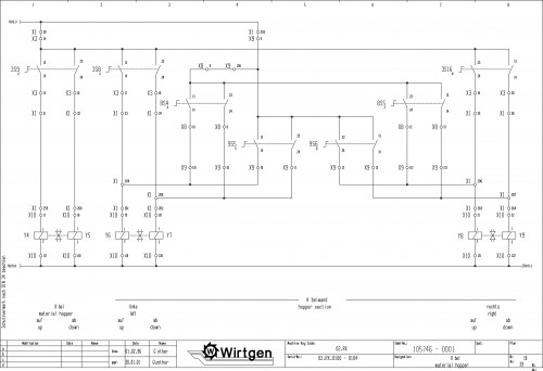 Wirtgen Hot Recycling Machines 4500 RX Circuit Diagram 105746 01 (2)
