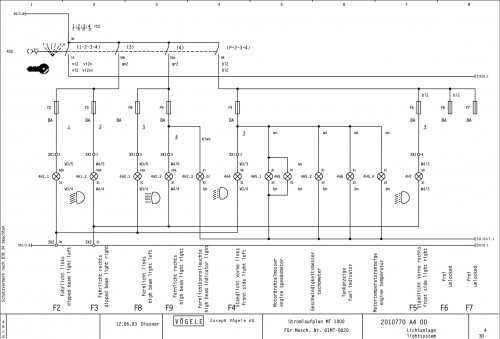 Wirtgen Kleemann Mobile Feeder MT 1000 Circuit Diagram 2010770 00 (2)