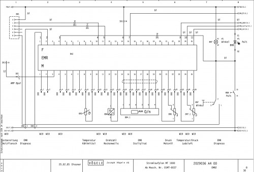Wirtgen Kleemann Mobile Feeder MT 1000 Circuit Diagram 2029036 00 (2)