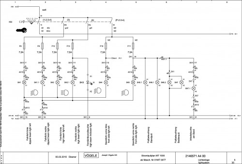 Wirtgen Kleemann Mobile Feeder MT 1000 Circuit Diagram 2146571 00 (2)