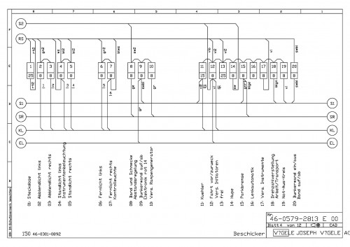 Wirtgen Kleemann Mobile Feeder MT 1000 Circuit Diagram 4605792813 00 (2)
