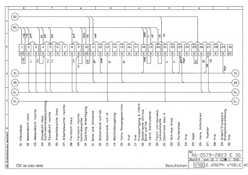 Wirtgen Kleemann Mobile Feeder MT 1000 Circuit Diagram 4605792823 00 (2)