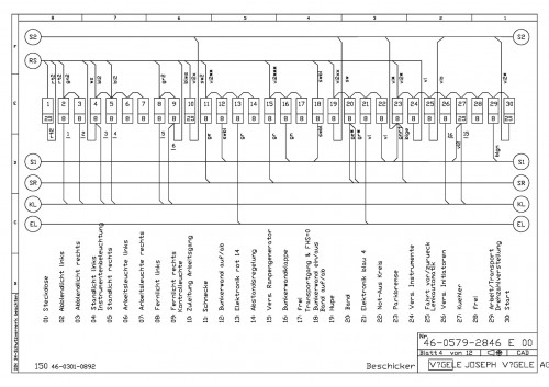 Wirtgen Kleemann Mobile Feeder MT 1000 Circuit Diagram 4605792846 00 (2)