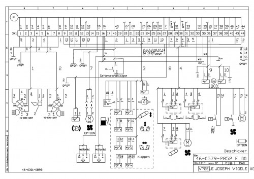 Wirtgen Kleemann Mobile Feeder MT 1000 Circuit Diagram 4605792852 00 (2)
