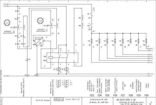 Wirtgen Kleemann Mobile Feeder MT 1000 Circuit Diagram 4605793025 00 (2)