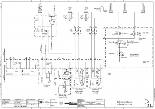Wirtgen Slipform Pavers SP 15 Electric Diagram 2135550 01 (2)