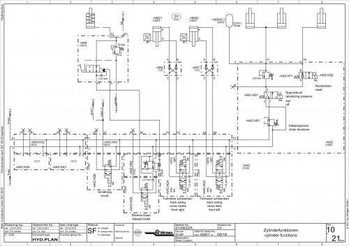 Wirtgen Slipform Pavers SP 15 Electric Diagram 2166225 01 (2)