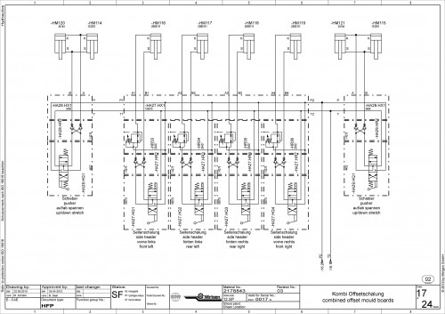 Wirtgen Slipform Pavers SP 15 Electric Diagram 2178843 03 (2)