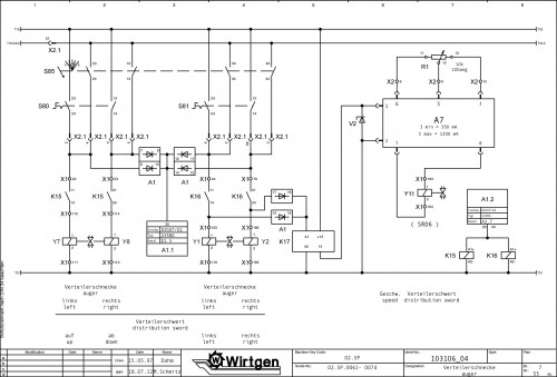 Wirtgen Slipform Pavers SP 500 Circuit Diagram 103106 04 (2)