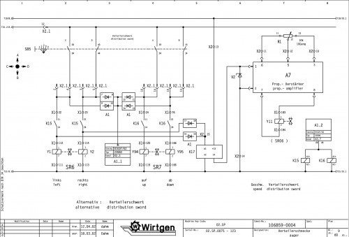 Wirtgen Slipform Pavers SP 500 Circuit Diagram 106859 04 (2)
