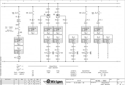 Wirtgen Slipform Pavers SP 500 Circuit Diagram 81782 02 (2)