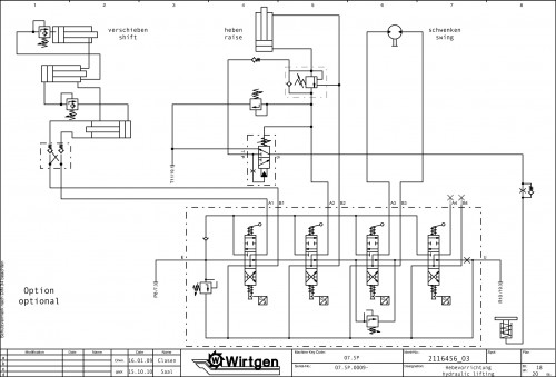 Wirtgen Slipform Pavers SP 850 Vario Circuit Diagram 2116456 03 (2)