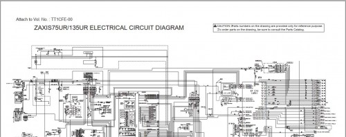 Hitachi-Excavator-ZX75UR-ZX75US-A-Technical-Manual-Electrical-and-Hydraulic-Circuit-Diagram-4.jpg