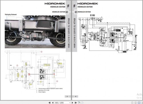 Hidromek Excavator HMK 210W 5 Stage 5 Service Manual and Diagram REV00 TR (3)