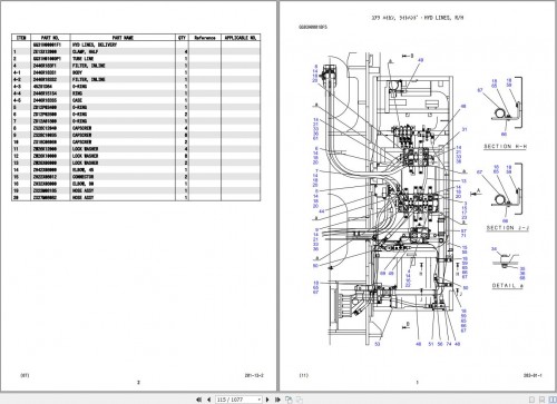 Kobelco Crawler Crane 7055 3F Parts Manual S3GB21003ZO01 (1)