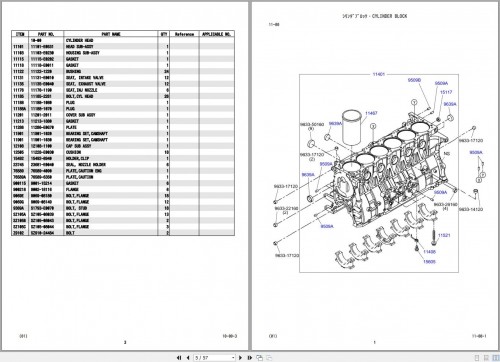 Kobelco Crawler Crane 7055 3F Parts Manual S3GB21003ZO01 (2)