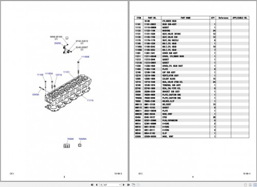 Kobelco Crawler Crane CKL1000i Parts Manual S3GH13003ZO07 (2)