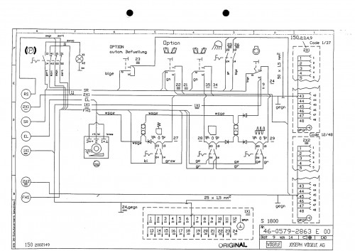 Wirtgen VÖGELE Road Pavers Super 1800 Circuit Diagram 4605792863 00 1