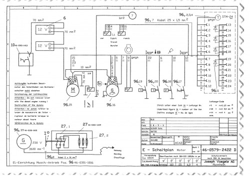 Wirtgen VÖGELE Road Pavers Super 1804 Circuit Diagram 4605792422 00