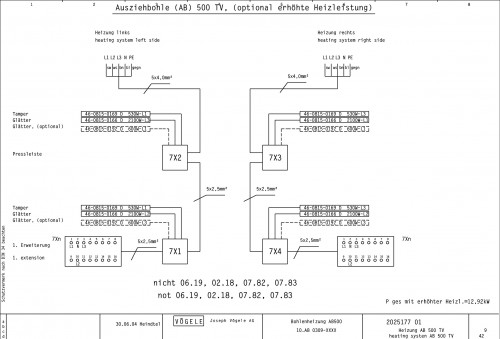 Wirtgen VÖGELE Screeds AB 500 Circuit Diagram 2025177 01 1