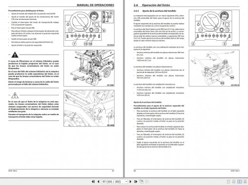 Ammann Asphalt Paver AFW 150 2 Operating Manual And Diagram 4 P06451HA ES 10.2021 (2)