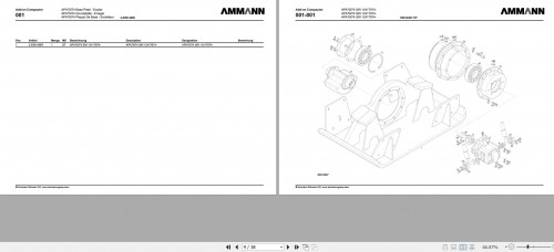 Ammann Add On Compactors APA 75 74 Spare Parts Catalog 2 09998056 06.2016 ML (2)