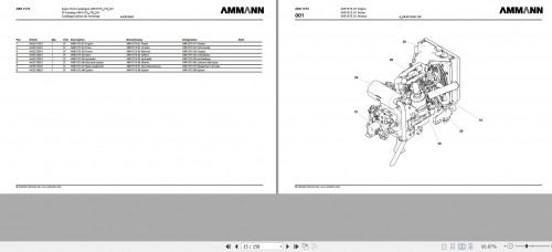 Ammann Trench Roller ARR 1575 Spare Parts Catalog 4 P07000 ML 07.2021 (2)