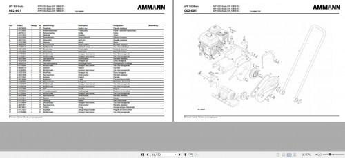 Ammann Vibratory Plates APF 10 33 Spare Parts Catalog 2 01198013 ML 11.2019 (2)