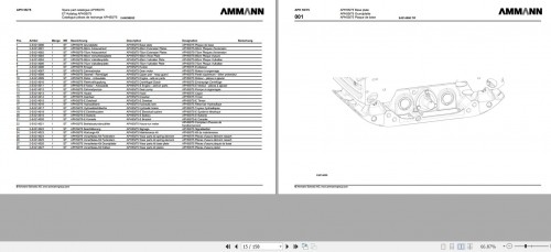 Ammann Vibratory Plates APH 55 75 Spare Parts Catalog 2 04298032 ML 07.2020 (2)