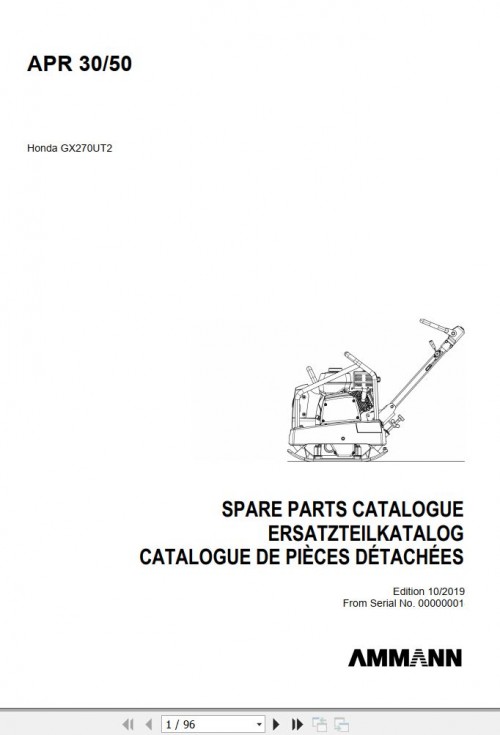 Ammann-Vibratory-Plates-APR-30_50-Honda-GX270UT2-Spare-Parts-Catalog-2-01498008-ML-10.2019-2.jpg