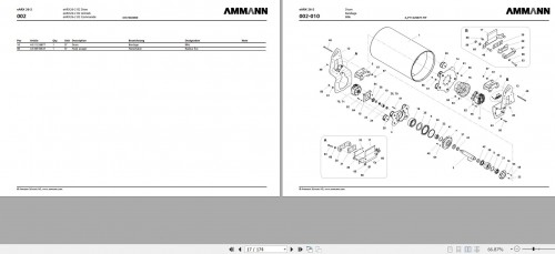 Ammann Rollers eARX26 2 Spare Parts Catalog 06.2022 (2)